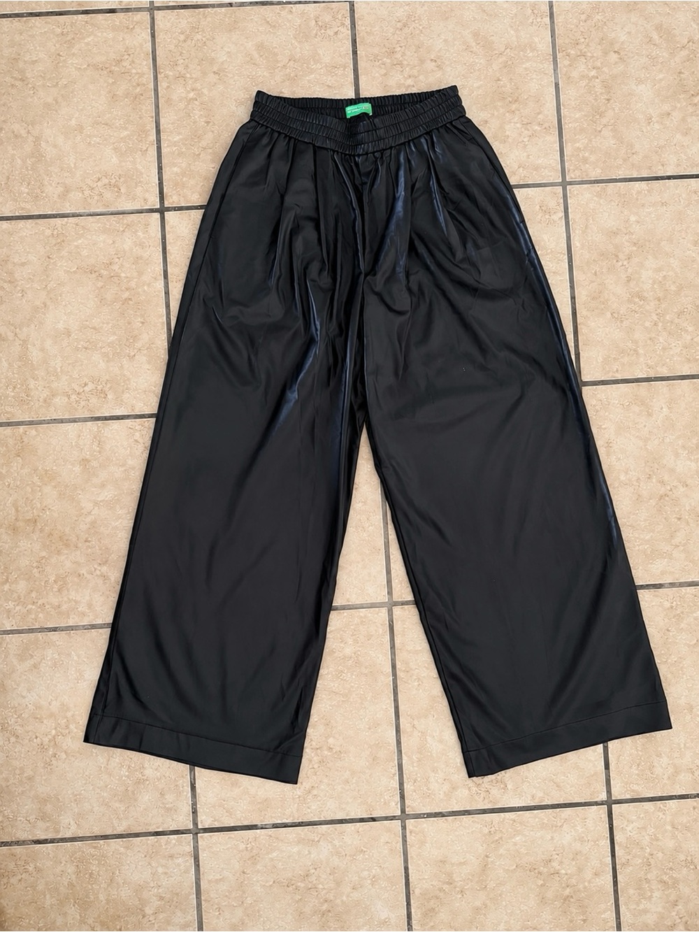 United Colors Of Benetton Shiny Black PANTS